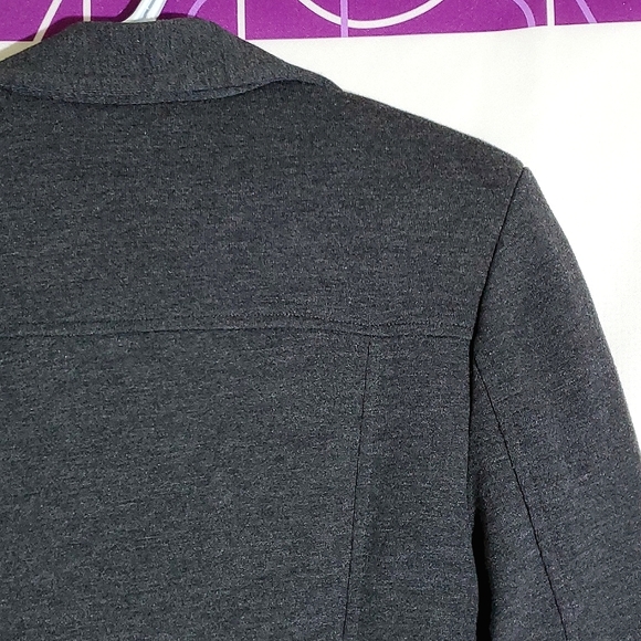 Original Nicole Miller Dark Grey 3-Button Blazer Coat -Size Large (extra button) - Picture 7 of 12